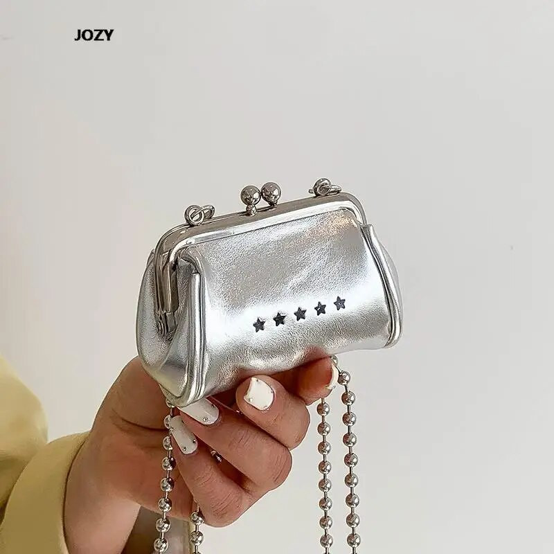 Mini mielos grandinėlės lūpų dažai Crossbody Krepšiai moterims Prabangus dizaineris Y2k Pečių krepšiai Vasaros laisvalaikio mados moteriškos piniginės Vintage