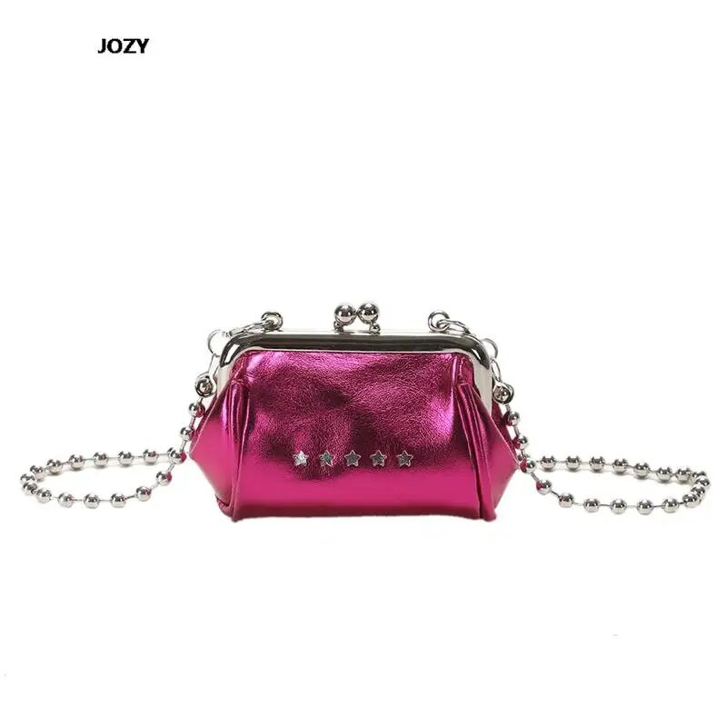 Mini mielos grandinėlės lūpų dažai Crossbody Krepšiai moterims Prabangus dizaineris Y2k Pečių krepšiai Vasaros laisvalaikio mados moteriškos piniginės Vintage