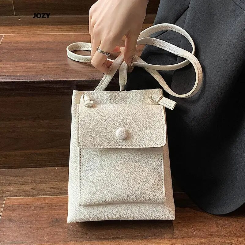 Paprasto stiliaus prabangus dizainas, naujas mobilusis telefonas, moteriškas 2023 m. vasaros laisvalaikio universalus mažas pečių krepšys, odinė piniginė