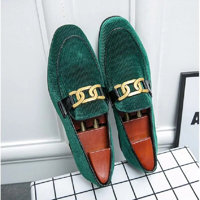 Δερμάτινα παπούτσια ιταλικής μόδας Μοκασίνια για άντρες Casual ανδρικά παπούτσια επαγγελματικά ανδρικά επίσημα μυτερά παπούτσια γάμου μαύρο D2H36