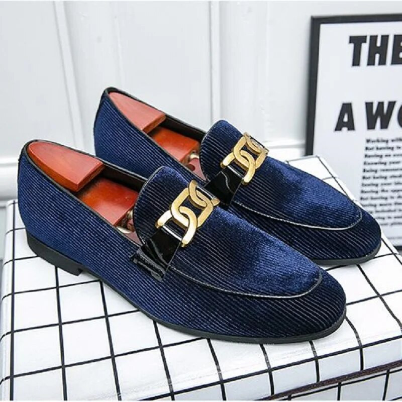 Δερμάτινα παπούτσια ιταλικής μόδας Μοκασίνια για άντρες Casual ανδρικά παπούτσια επαγγελματικά ανδρικά επίσημα μυτερά παπούτσια γάμου μαύρο D2H36