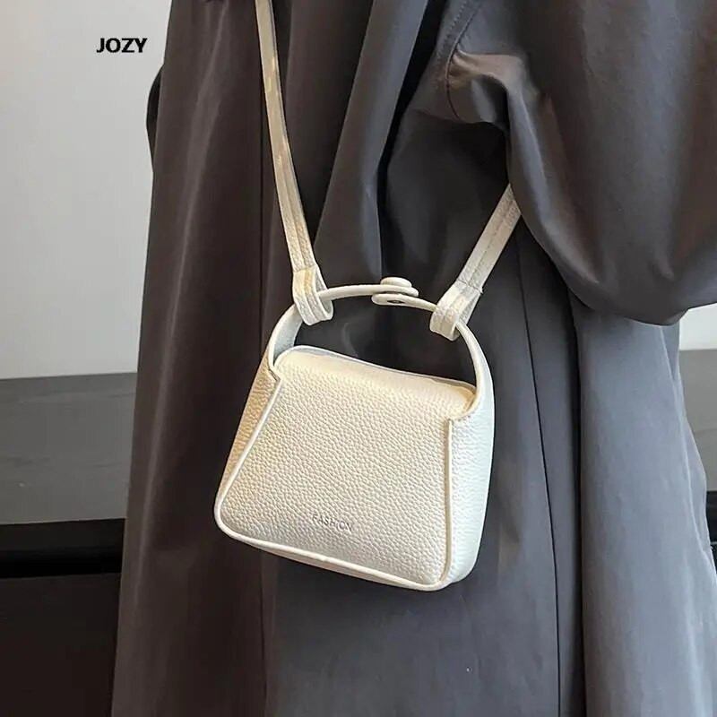 Mini prabangus dizainerių mados laisvalaikio moteriškos rankinės Paprastas stilius, universalus petys moterims, lūpų dažai iš PU odos rankinės