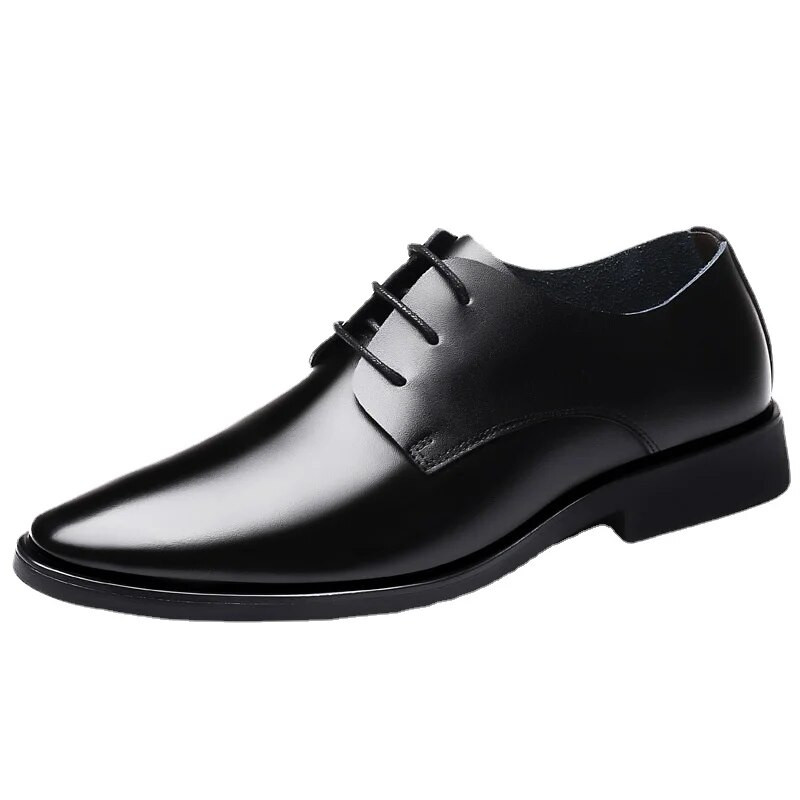 Ādas apavi vīriešiem Dizaineru formāli Oksfordas apavi Ādas smaila purngala vīriešu kleitu apavi Instrumentu apavi Liela izmēra ādas apavi
