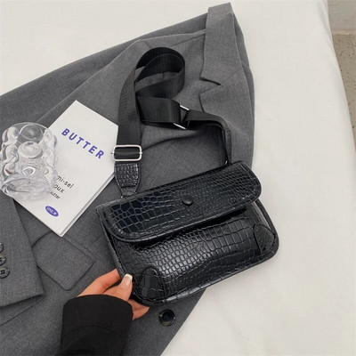 Γυναικείες γυναικείες τσάντες χιαστί 2023 Μόδα με πέτρινο σχέδιο PU δερμάτινες τσάντες και πορτοφόλια