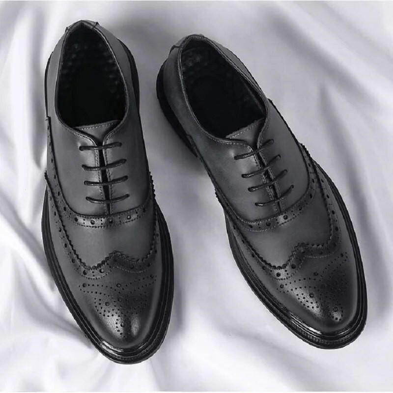 Nove luksuzne modne vjenčane poslovne cipele muške Oxford brogue svečane cipele muške svečane cipele 1AA8