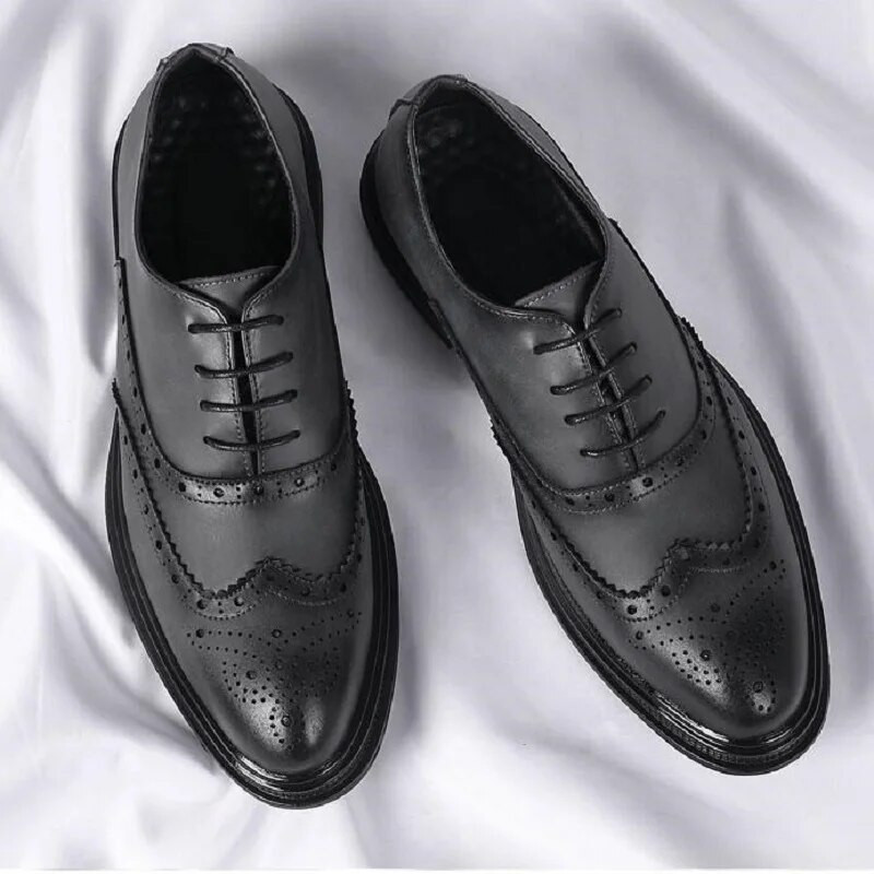 Nove luksuzne modne vjenčane poslovne cipele muške Oxford brogue svečane cipele muške svečane cipele 1AA8