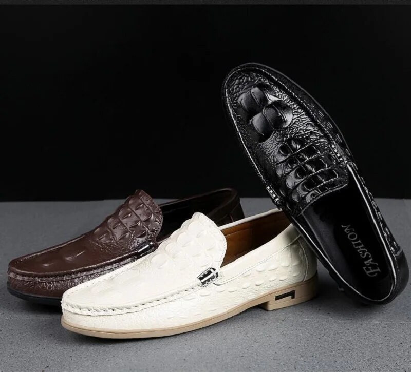 Ανδρικά Loafers Slip On Casual Παπούτσια Ανδρικά Μοκασίνια Plus Size 38~46 φόρεμα Παπούτσια 1AA18