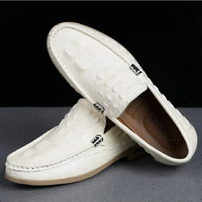 Ανδρικά Loafers Slip On Casual Παπούτσια Ανδρικά Μοκασίνια Plus Size 38~46 φόρεμα Παπούτσια 1AA18