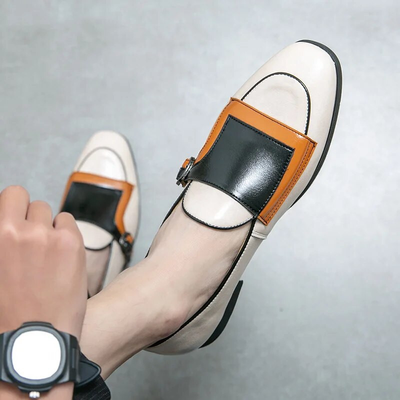 2022. Nove modne plave muške svečane cipele, veličina 38-48, ležerne mokasine, muške cipele za zabavu, kožne cipele za muškarce, zapatos hombre