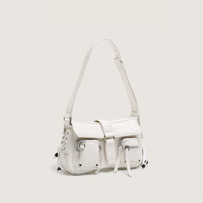 Τσάντες για γυναίκες Πολυτελή τσάντες σχεδιαστών Πολλαπλές τσέπες Τσάντες ώμου μασχάλες PU Δερμάτινες γυναικείες τσάντες messenger μαύρες τσάντες