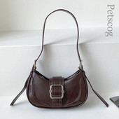 Vintage ručne torbe za žene, polumjesec, kožne torbe na rame, dizajnerske luksuzne torbe za pazuhe, luksuzne ženske torbe za pazuhe Hobo Bolsas