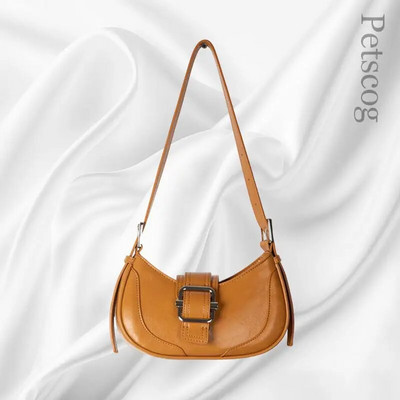 Vintage ručne torbe za žene, polumjesec, kožne torbe na rame, dizajnerske luksuzne torbe za pazuhe, luksuzne ženske torbe za pazuhe Hobo Bolsas