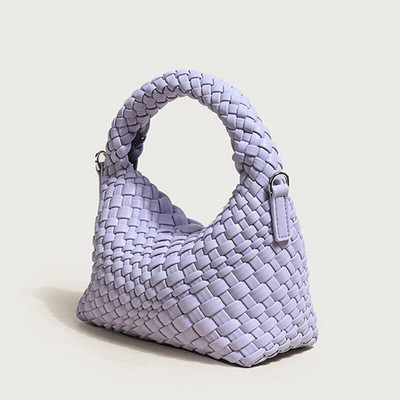 Prabangios dizainerių sukurtos moteriškos pynimo rankinės 2022 m. Nauji madingi kryžminiai krepšiai moterims Aukščiausios kokybės odinis pirkinių krepšys per petį, moteriškas