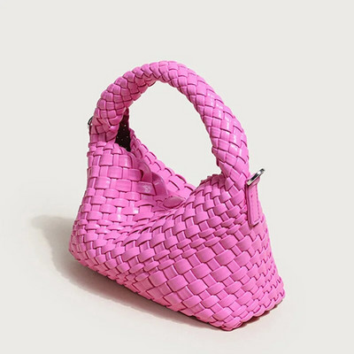 Prabangios dizainerių sukurtos moteriškos pynimo rankinės 2022 m. Nauji madingi kryžminiai krepšiai moterims Aukščiausios kokybės odinis pirkinių krepšys per petį, moteriškas