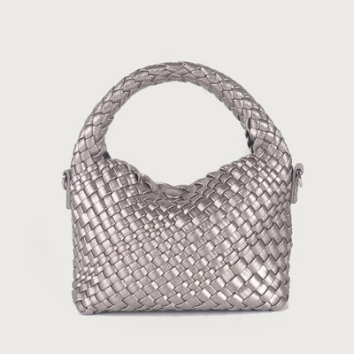 Prabangios dizainerių sukurtos moteriškos pynimo rankinės 2022 m. Nauji madingi kryžminiai krepšiai moterims Aukščiausios kokybės odinis pirkinių krepšys per petį, moteriškas