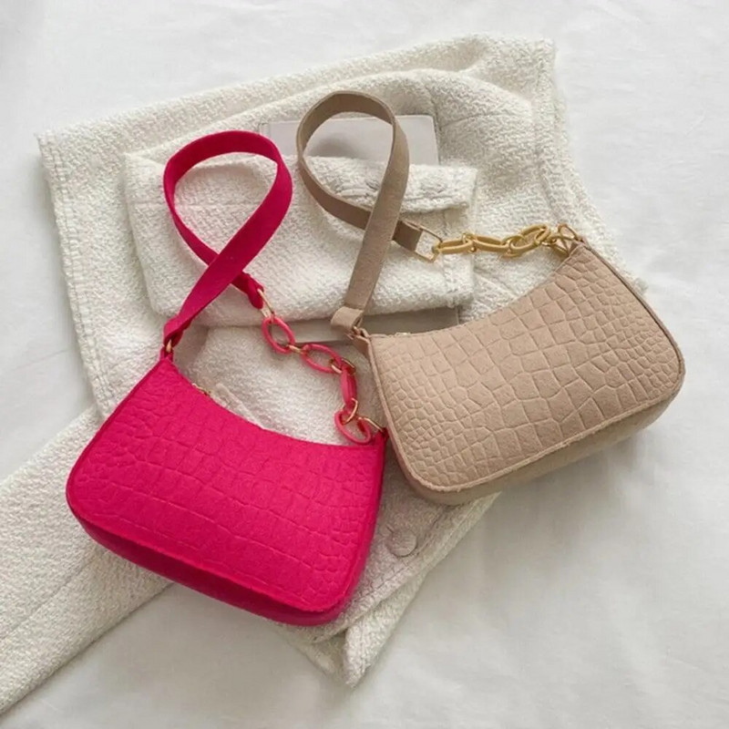 ISKYBOB Naiste vildist kaenlaaluste käekott Moodne vintage käekott Naistele Kerged õlakotid Vabaaja rahakott Naistele Kingitus 2024 Uus