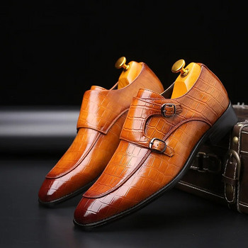 2023 Κλασικό μοτίβο κροκόδειλου επαγγελματικά φλατ παπούτσια υψηλής ποιότητας ανδρικά ντιζάιν επίσημα δερμάτινα παπούτσια ανδρικά παπούτσια Loafers πάρτι