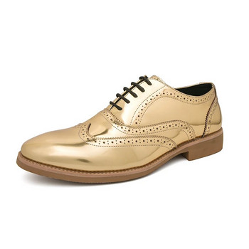Луксозни мъжки обувки Golden Bullock Мъжки КОСТЮМ Обувки Ежедневни официални бизнес кожени обувки Мъжки мари обувки Италиански банкетни обувки