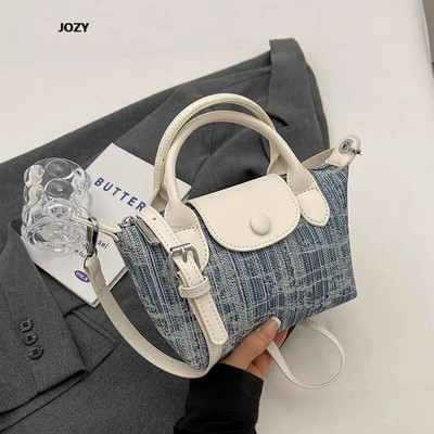 Modne nove traper svestrane torbe preko ramena za 2023. Luksuzne dizajnerske ljetne ležerne male ručne torbice Vintage trendi na rame za žene