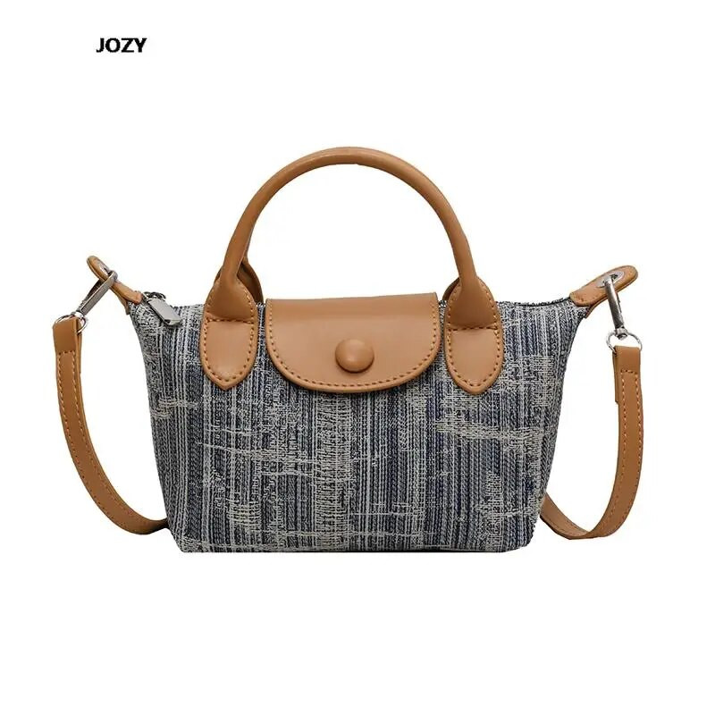 Modne nove traper svestrane torbe preko ramena za 2023. Luksuzne dizajnerske ljetne ležerne male ručne torbice Vintage trendi na rame za žene