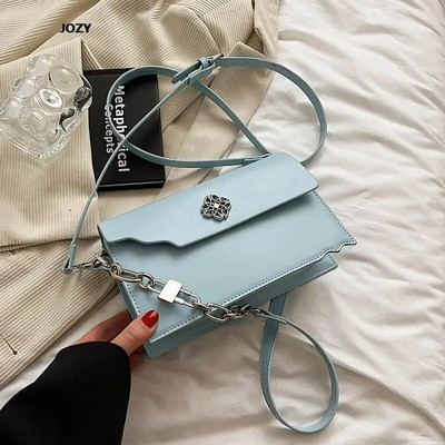 Nove ležerne lančane torbe na rame za žene 2023. Luksuzne dizajnerske PU kožne višebojne ljetne modne svestrane torbe preko ramena