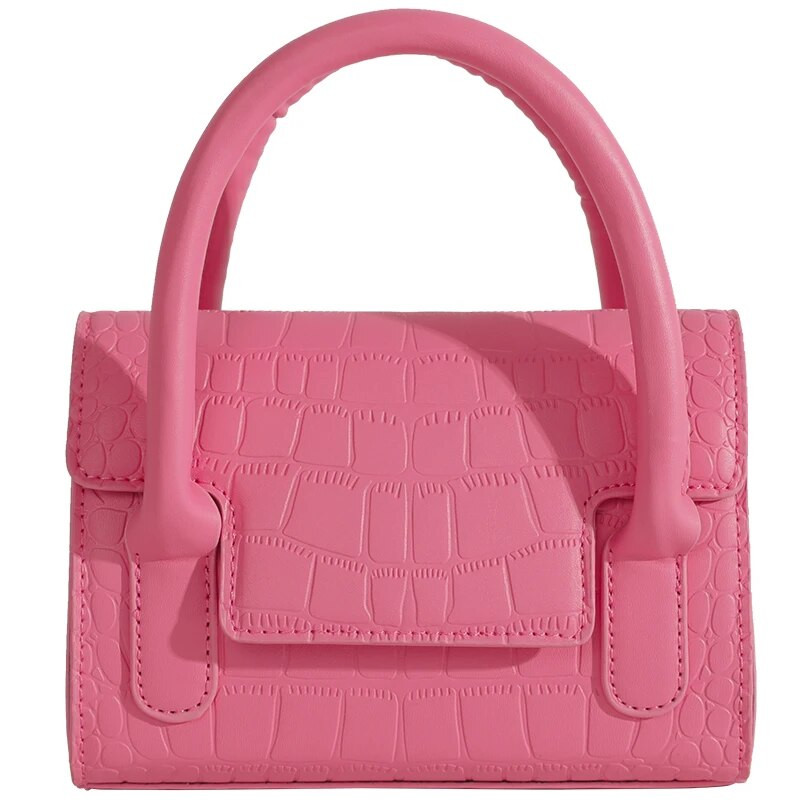 Luksuslik disainer naistele Uus mood mitmekülgsed väikesed ristkehaga kotid Lihtsa stiiliga suvised soliidsed käekotid Klassikaline nahast õlg