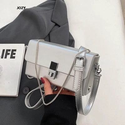 Τσάντες χιαστί χιαστί με αλυσίδα πολυτελών σχεδιαστών Νέες καλοκαιρινές δερμάτινες τσάντες ώμου απλού στυλ Μοντέρνες, ευέλικτες μικρές γυναικείες τσάντες