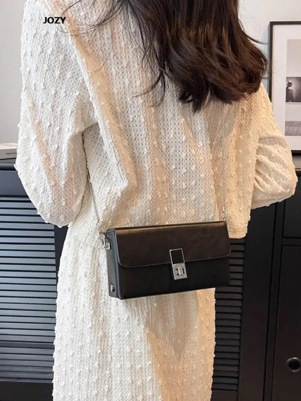 Τσάντες χιαστί χιαστί με αλυσίδα πολυτελών σχεδιαστών Νέες καλοκαιρινές δερμάτινες τσάντες ώμου απλού στυλ Μοντέρνες, ευέλικτες μικρές γυναικείες τσάντες