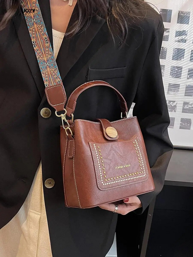 Visokokvalitetne luksuzne dizajnerske torbe preko ramena 2023, nove ljetne, ležerne modne ženske torbe na rame, klasične vintage kožne torbe