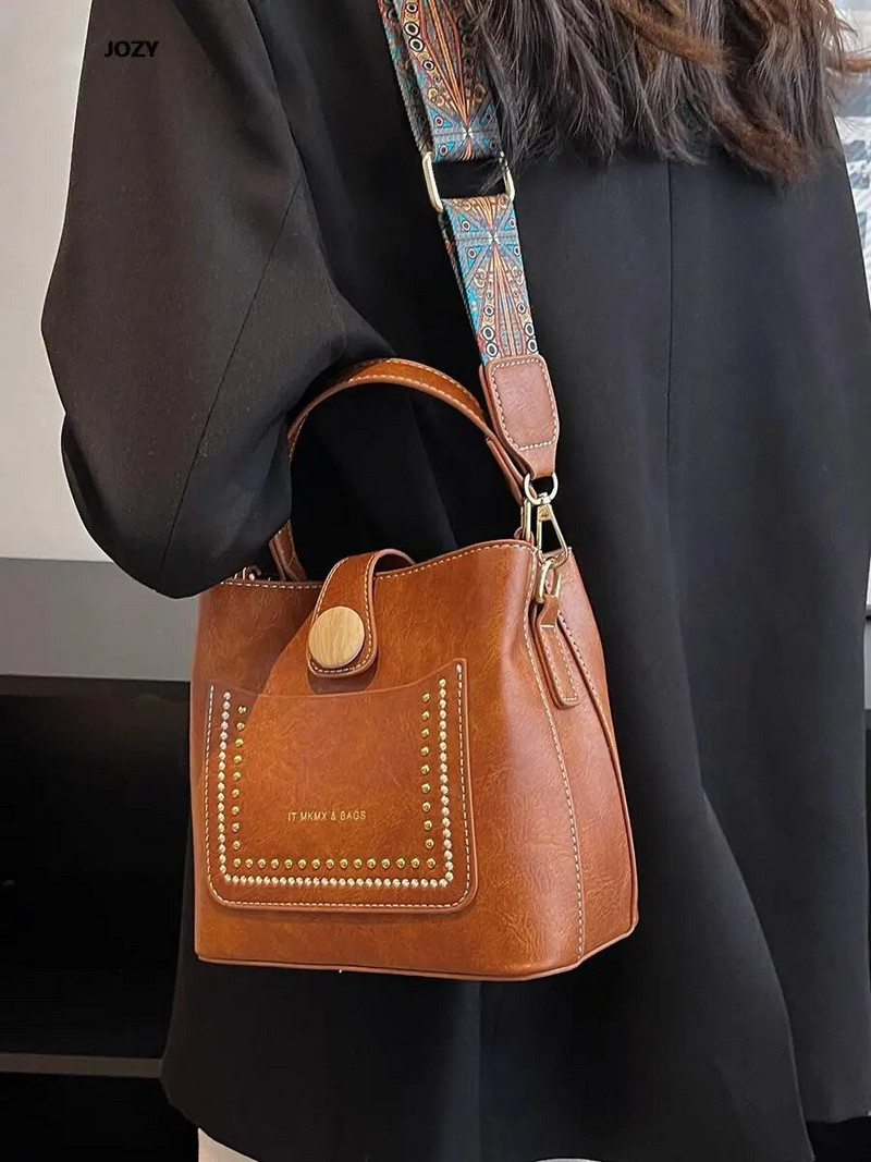 Visokokvalitetne luksuzne dizajnerske torbe preko ramena 2023, nove ljetne, ležerne modne ženske torbe na rame, klasične vintage kožne torbe