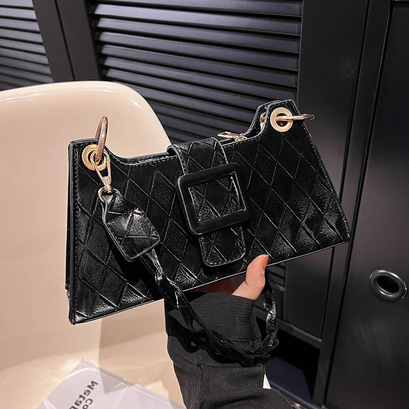 Prabangaus dizainerio naujos mados vasaros aksominiai maži pečių krepšiai moterims Paprasto stiliaus kryžminiai krepšiai Kasdieniai madinga odinė piniginė