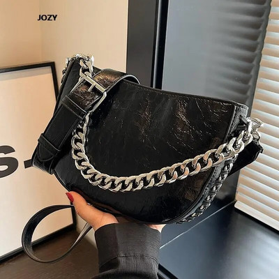 Νέες χιαστί τσάντες χιαστί με αλυσίδα σχεδιαστών πολυτελείας για γυναίκες 2023 Καλοκαιρινή κλασική ευέλικτη δερμάτινη τσάντα ώμου Πορτοφόλι σε απλό στυλ