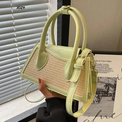 Aukštos kokybės daugiaspalviai kryžminiai krepšiai, prabangūs dizainerių pečiai, skirti moterims 2023 m. Nauja kasdienė mada, vasaros madingos moteriškos rankinės