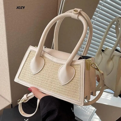 Aukštos kokybės daugiaspalviai kryžminiai krepšiai, prabangūs dizainerių pečiai, skirti moterims 2023 m. Nauja kasdienė mada, vasaros madingos moteriškos rankinės