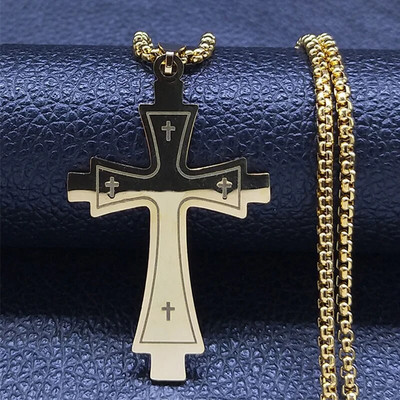 Cross roostevabast terasest kaelakee kaelakee mehele kullavärvi meeste kett kaelakee ehted corrente masculina N1173S02
