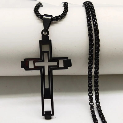 Cross roostevabast terasest kaelakee kaelakee mehele kullavärvi meeste kett kaelakee ehted corrente masculina N1173S02