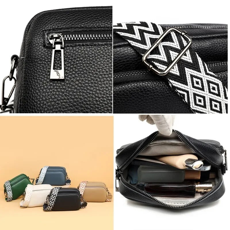 krustveida soma sievietēm divslāņu kurjera soma Vienkārša plecu soma Jauna sieviešu somiņa Wild rokassomiņa Bolso