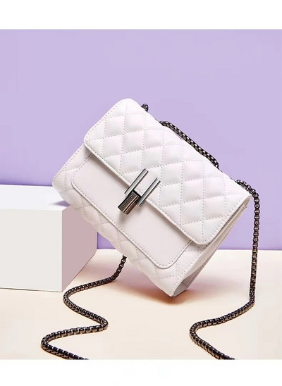 Fashion Bag 2023 Νέα γυναικεία αλυσίδα Τσάντες Τσάντες Crossbody Δερμάτινη τσάντα ώμου Γυναικεία Μικρή τετράγωνη τσάντα γυναικεία πορτοφόλι πολυτελείας