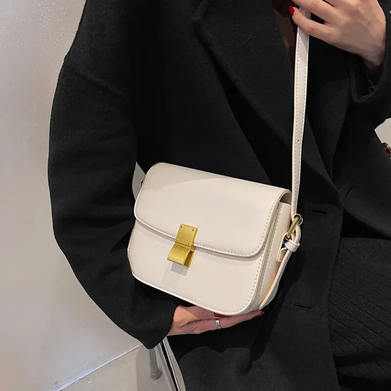 Hifashion 3 Layers Box Τετράγωνες μικρές τσάντες ώμου για γυναίκες 2023 Trend Luxury designer crossbody τσάντα PU Δερμάτινες γυναικείες τσάντες