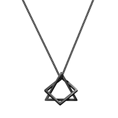 2023 Ζεστό κλασικό μενταγιόν κολιέ ανδρικό απλό κολιέ από ανοξείδωτο ατσάλι με αλυσίδα για άντρες Δώρο κοσμήματος