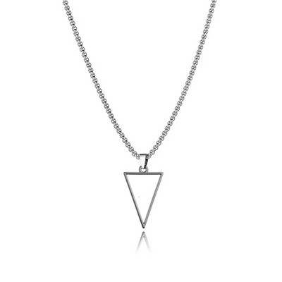 2023 Ζεστό κλασικό μενταγιόν κολιέ ανδρικό απλό κολιέ από ανοξείδωτο ατσάλι με αλυσίδα για άντρες Δώρο κοσμήματος