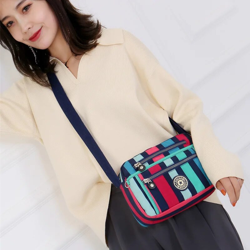 Neperšlampami nailoniniai moteriški krepšiai maža piniginė ant peties, moteriška rankinė Rankinės Aukštos kokybės Bolsa Tote