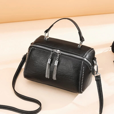 Brändi naiste nahast käekotid Moodne neet naiste kott Mitmevärvilised suure mahutavusega Crossbody kotid naistele Uus luksuslik õlakott