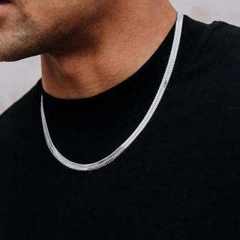 Κολιέ με αλυσίδα με σχοινί για άνδρες 2021 ιδιοσυγκρασία μόδας από ανοξείδωτο ατσάλι Κολιέ με αλυσίδα τσόκερ για άνδρες Δώρο κοσμήματος