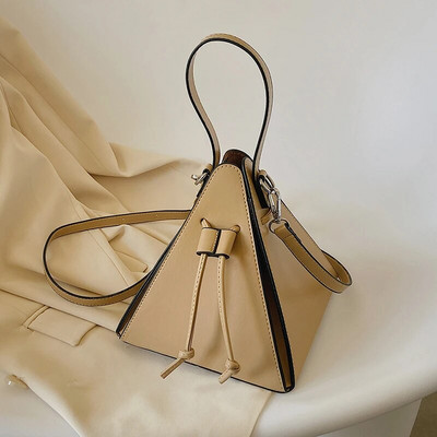 Mados moteriškos pečių rankinės Rankinės Prabangos jausmas Moteriški Krepšiai Aukštos kokybės odiniai Crossbody Krepšiai Dizaineriai Moteriški Trikampiai Krepšiai