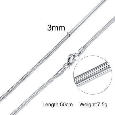 „Vnox“ „pasidaryk pats“ grandinės karoliai su omarų užsegimais moterims papuošalams gaminti 20 colių