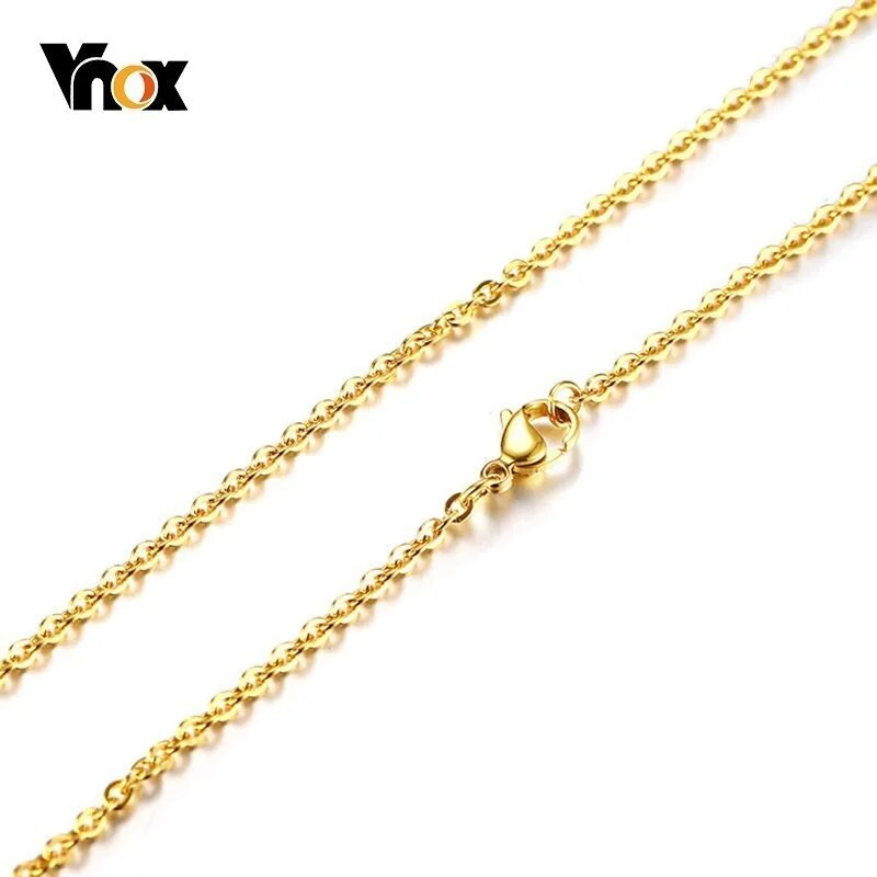 „Vnox“ „pasidaryk pats“ grandinės karoliai su omarų užsegimais moterims papuošalams gaminti 20 colių