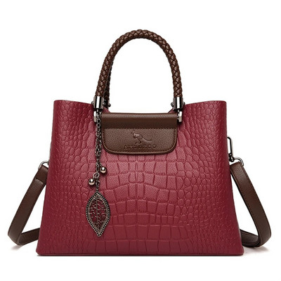 Brand 3 Layers Alligator Crossbody kott naistele Naiste õlakott Luksuslikud disainiga naiste käekotid