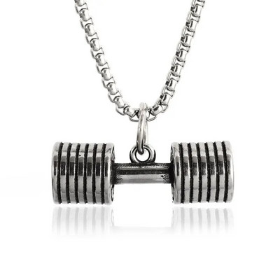 Domineeriv lahe hantli ripats Kaelakee Kangi Fitness Ripats Meeste ja naiste Jõusaali Vabaaja Spordi Ehted