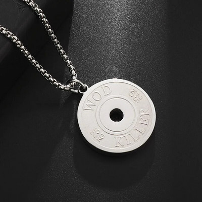 Domineeriv lahe hantli ripats Kaelakee Kangi Fitness Ripats Meeste ja naiste Jõusaali Vabaaja Spordi Ehted